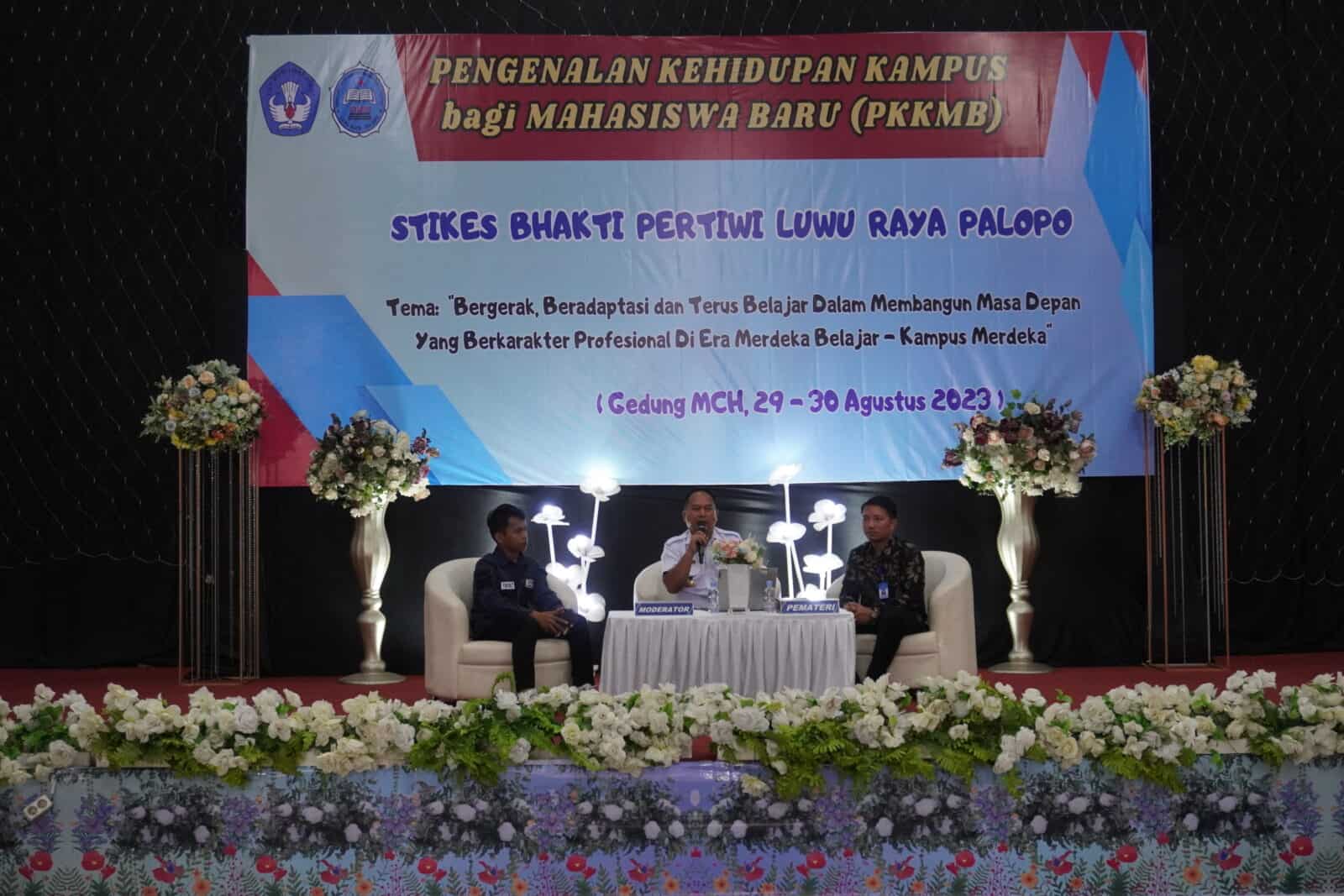 PKKMB STIKES Bhakti Pertiwi Luwu Raya Palopo Tahun 2023 dihadiri Kepala BNN Kota Palopo