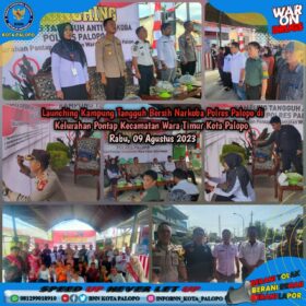 BNN Kota Palopo Ikut Serta Launching Kampung Tangguh Bersih Narkoba Polres Palopo BNN Kota Palopo Ikut Serta Launching Kampung Tangguh Bersih Narkoba Polres Palopo