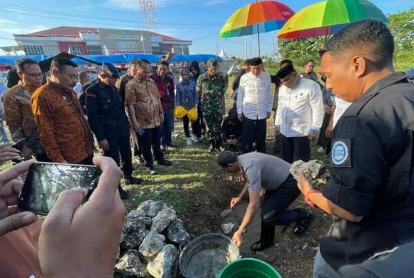 Kepala BNN Kota Palopo Hadiri Peletakan Batu Pertama Pembangunan Gedung Kantor BNN Kab. Bone