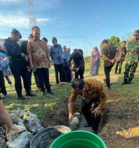 Kepala BNN Kota Palopo Hadiri Peletakan Batu Pertama Pembangunan Gedung Kantor BNN Kab. Bone