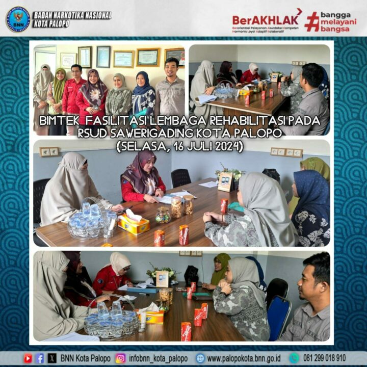 BNN Kota Palopo Bimbingan Teknis kepada Fasilitas Rehabilitasi