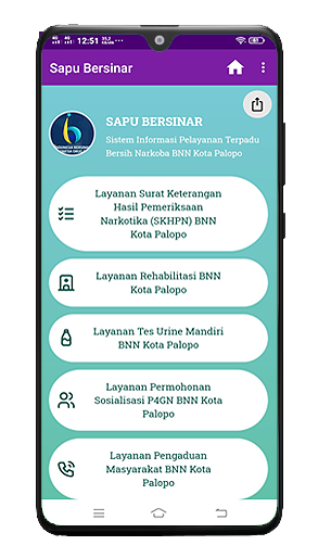 Layanan Publik Terpadu Bersih Narkoba (SAPU BERSINAR) Layanan Publik Terpadu Bersih Narkoba (SAPU BERSINAR)